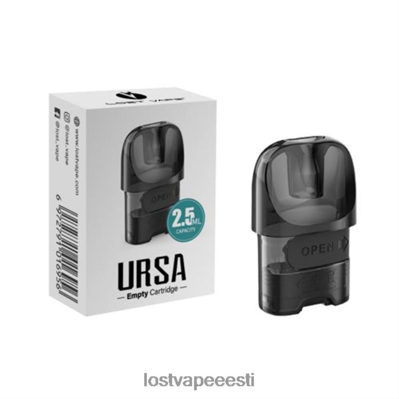 Lost Vape URSA asenduskaunad must (2 ml tühi kassett) R6P4HL215 - Lost Vape Flavors Eesti