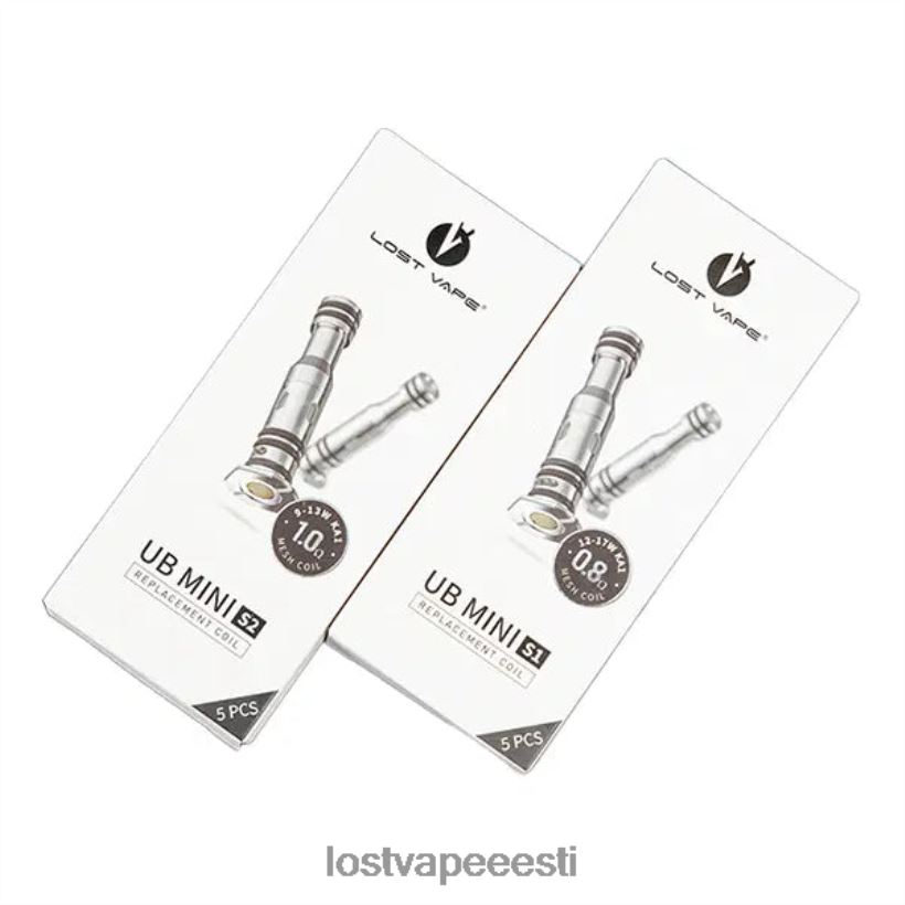 Lost Vape UB mini-asendusrullid (5-pakk) 0,8 oomi R6P4HL8 - Lost Vape Disposable